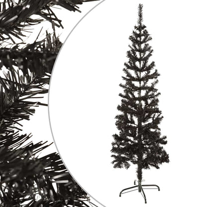 Julgran smal svart 150 cm