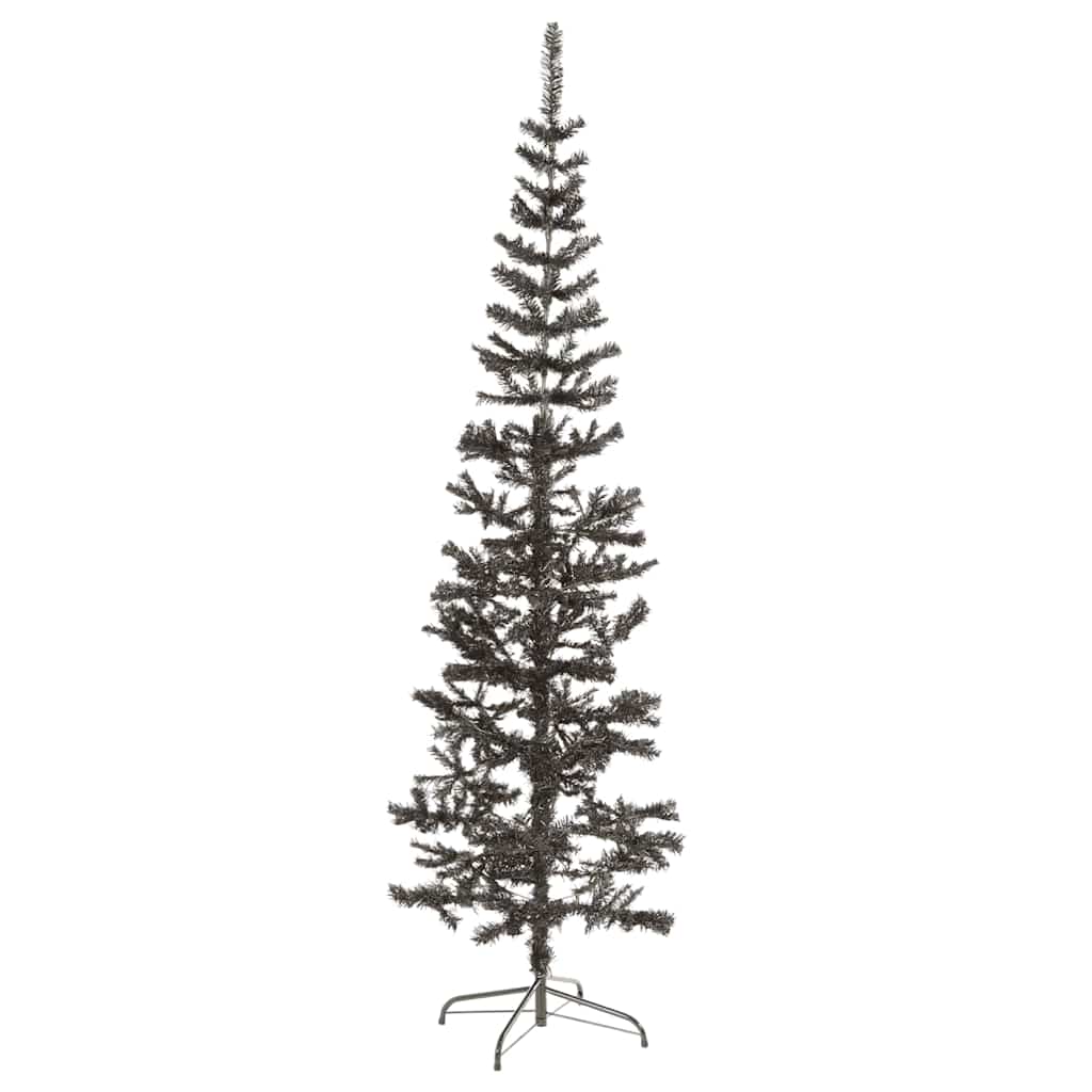 Julgran smal svart 240 cm