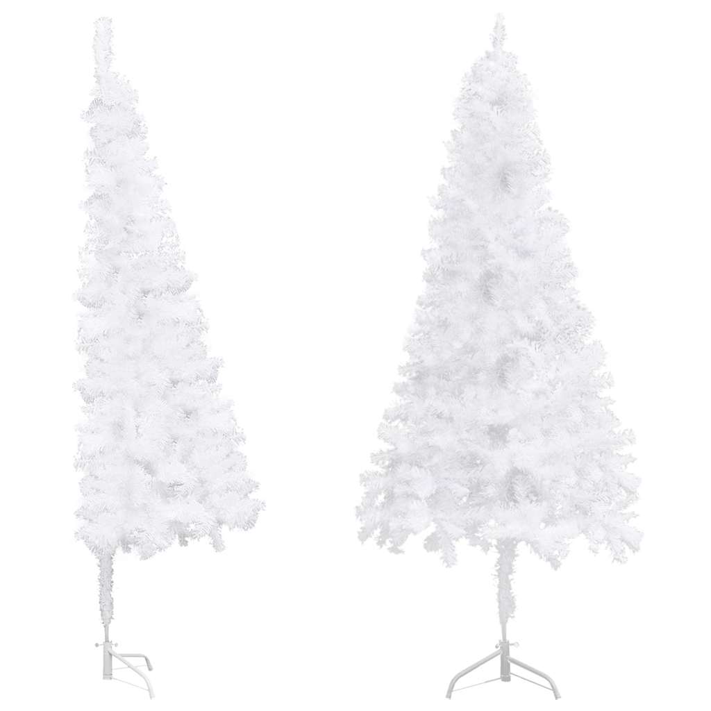 Plastgran för hörn vit 240 cm PVC