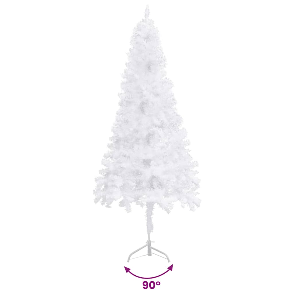 Plastgran för hörn vit 240 cm PVC