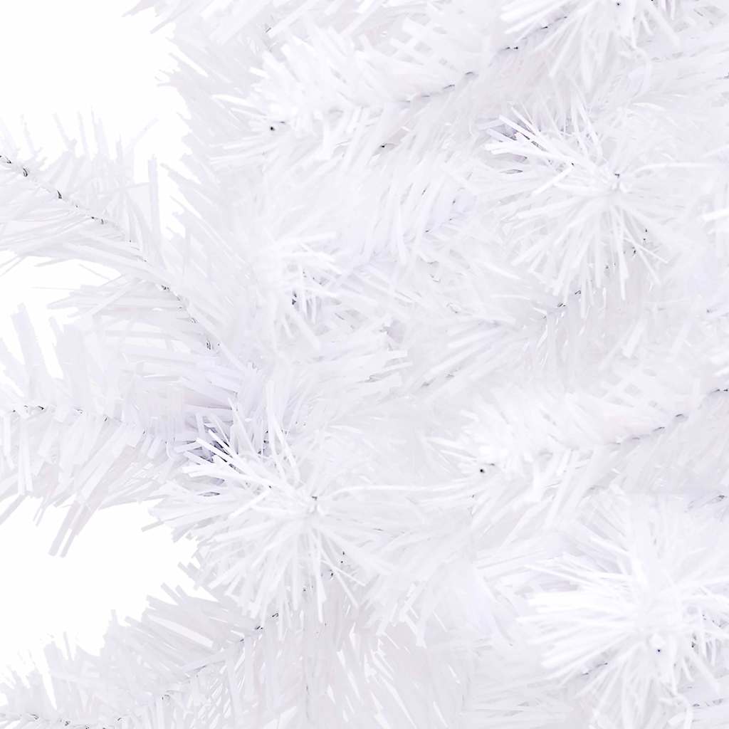 Plastgran för hörn vit 240 cm PVC