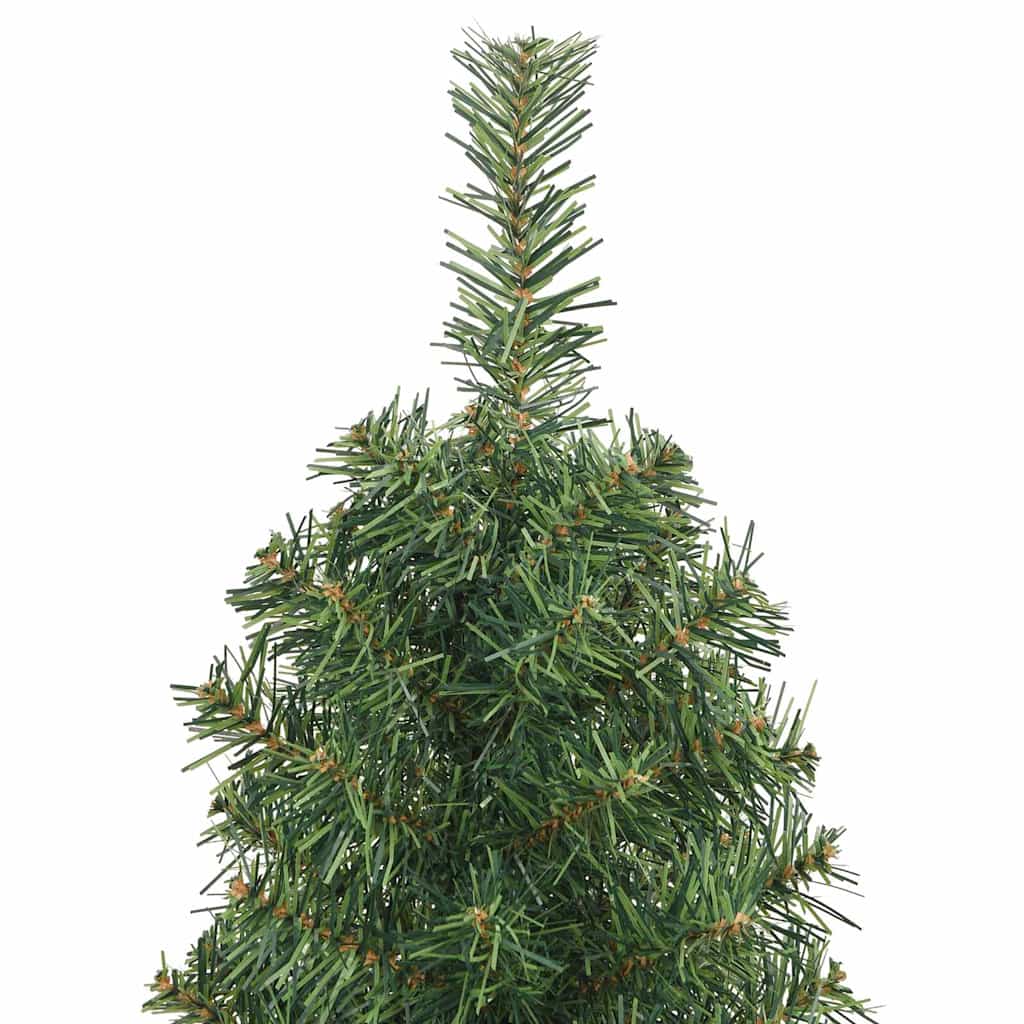 Smal plastgran med fot grön 120 cm PVC
