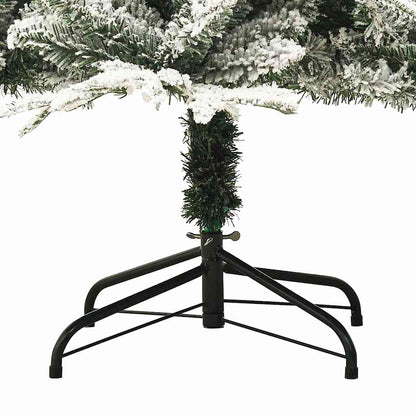 Plastgran med snö grön 210 cm PVC&PE