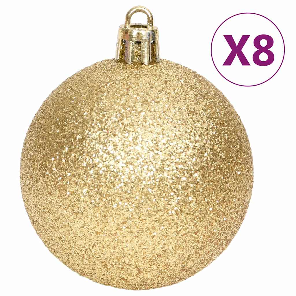 Julgranskulor 70 st guld och röd