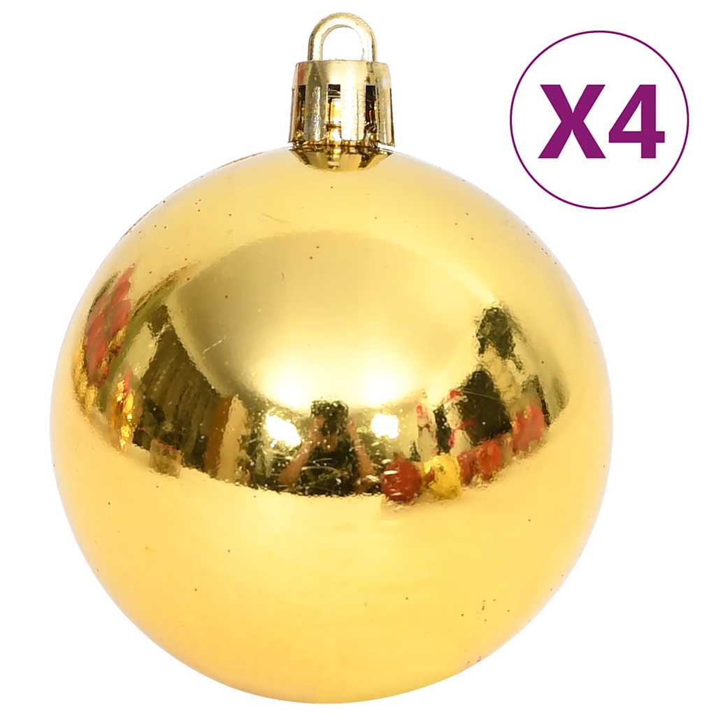 Julgranskulor 108 st guld och röd