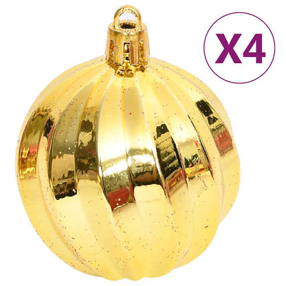Julgranskulor 108 st guld och röd