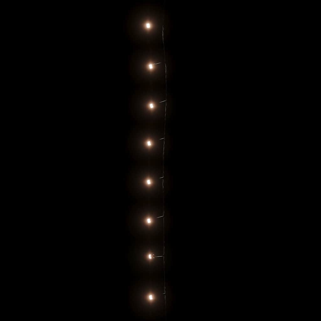 Ljusslinga med 150 LED varmvit 15 m PVC