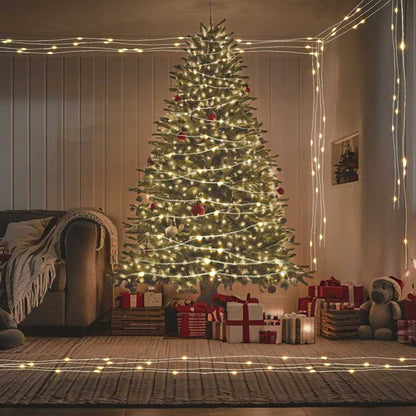 Ljusslinga med 150 LED varmvit 15 m