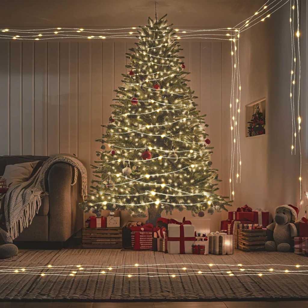 Ljusslinga med 300 LED varmvit 30 m