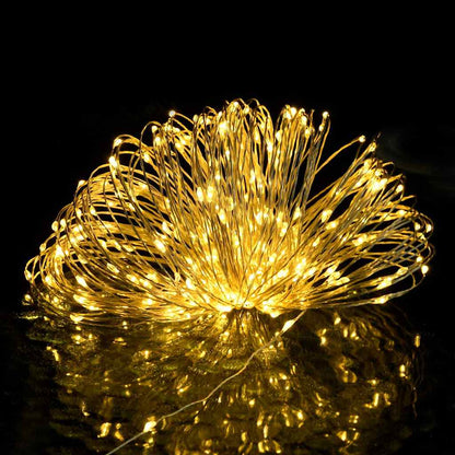 Ljusslinga med 300 LED varmvit 30 m
