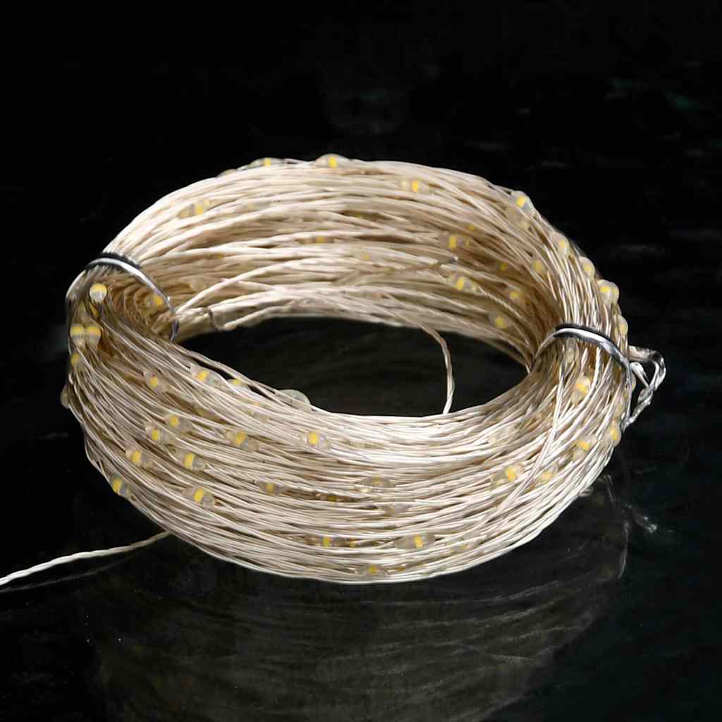 Ljusslinga med 300 LED varmvit 30 m