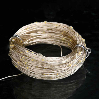 Ljusslinga med 300 LED varmvit 30 m