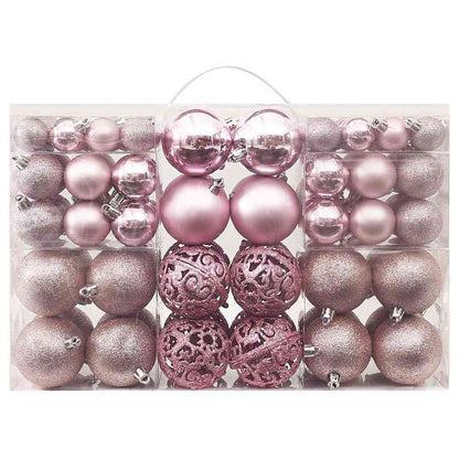Julgranskulor 100 st rosa