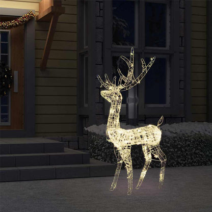 Juldekoration ren akryl 140 LED 128 cm varmvit