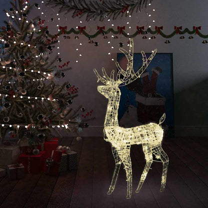 Juldekoration ren akryl 140 LED 128 cm varmvit