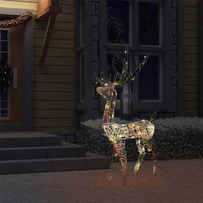 Juldekoration ren akryl 140 LED 128 cm flerfärgad