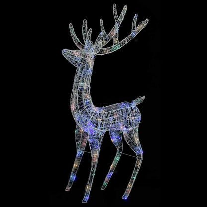 Julren akryl 250 LED 180 cm flerfärgad