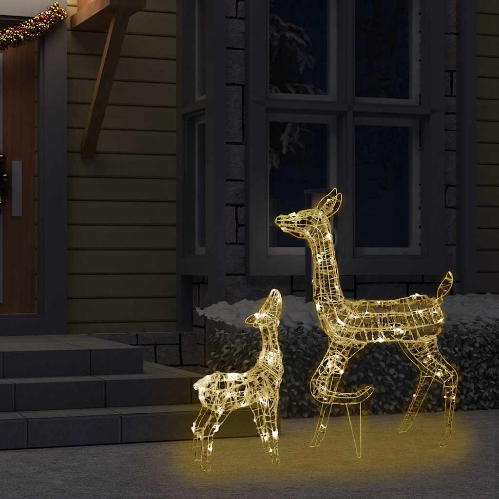 Juldekoration ren akryl 160 LED varmvit