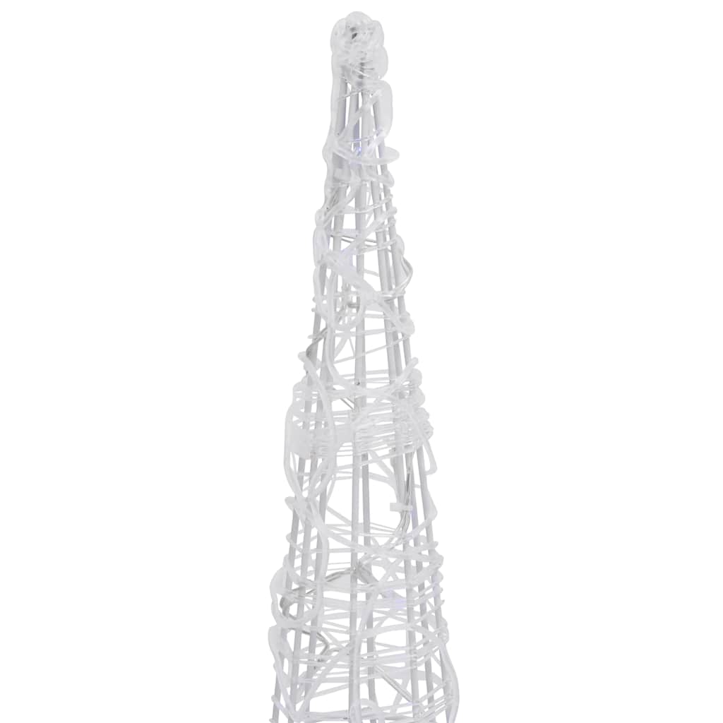 Ljuskon LED pyramid akryl blå 120 cm