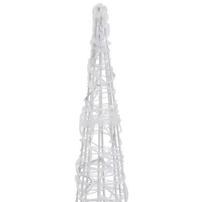 Ljuskon LED pyramid akryl blå 120 cm