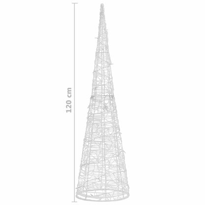 Ljuskon LED pyramid akryl blå 120 cm