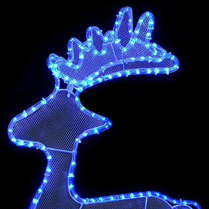 Juldekoration ren mesh 306 LED 60x24x89cm