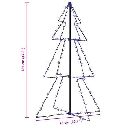 Ljuskon för julgran 160 LED inne/ute 78x120 cm