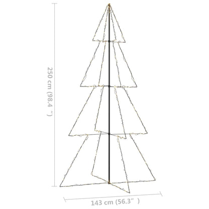 Ljuskon för julgran 360 LED inne/ute 143x250 cm