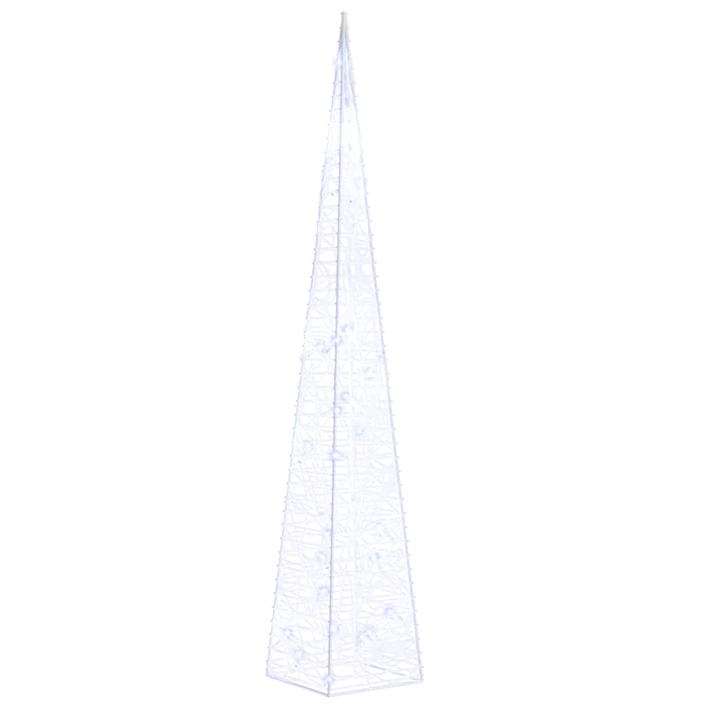 Ljuskon LED akryl blå 60 cm