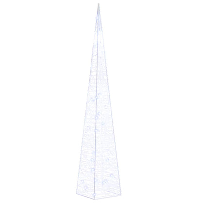 Ljuskon LED akryl blå 60 cm