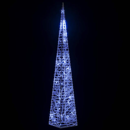 Ljuskon LED akryl blå 60 cm