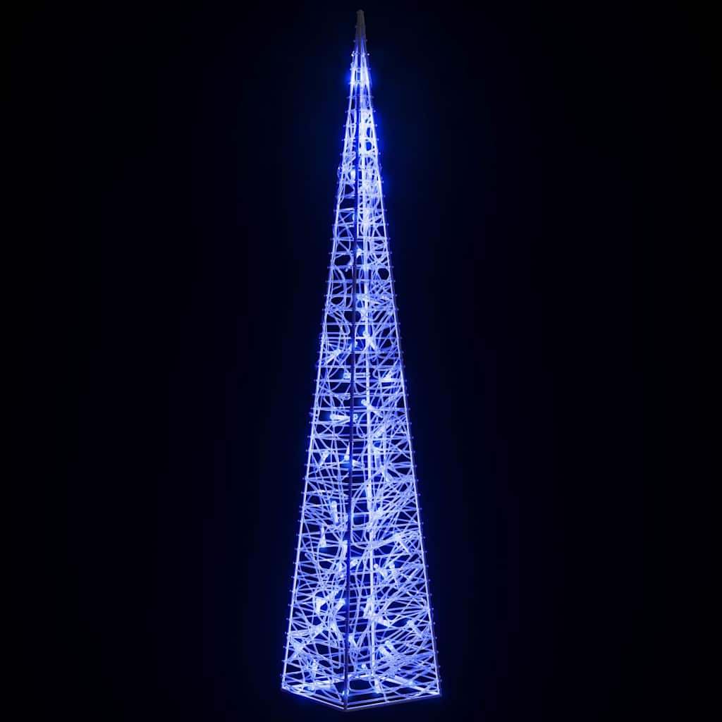 Ljuskon LED akryl blå 120 cm