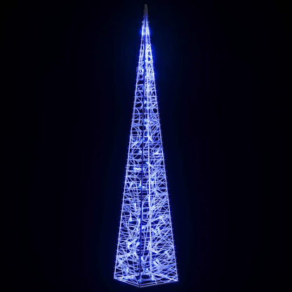 Ljuskon LED akryl blå 120 cm