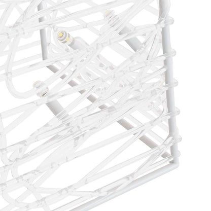 Ljuskoner LED set akryl kall vit 60/90/120 cm
