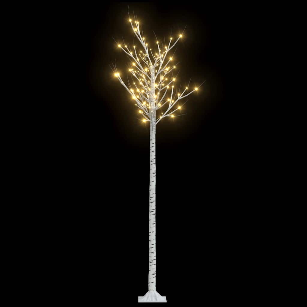 Plastgran 200 LED 2,2 m pil varmvitt ljus inomhus/utomhus