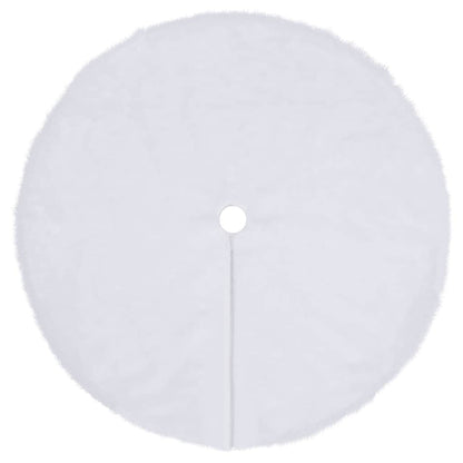 Julgranskjol vit 122 cm fuskpäls