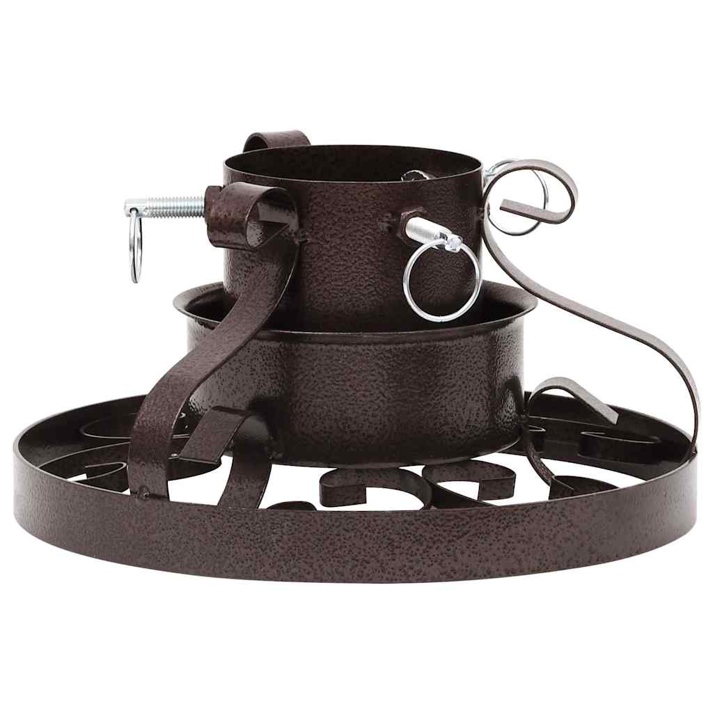 Julgransfot antik koppar 29x29x15,5 cm