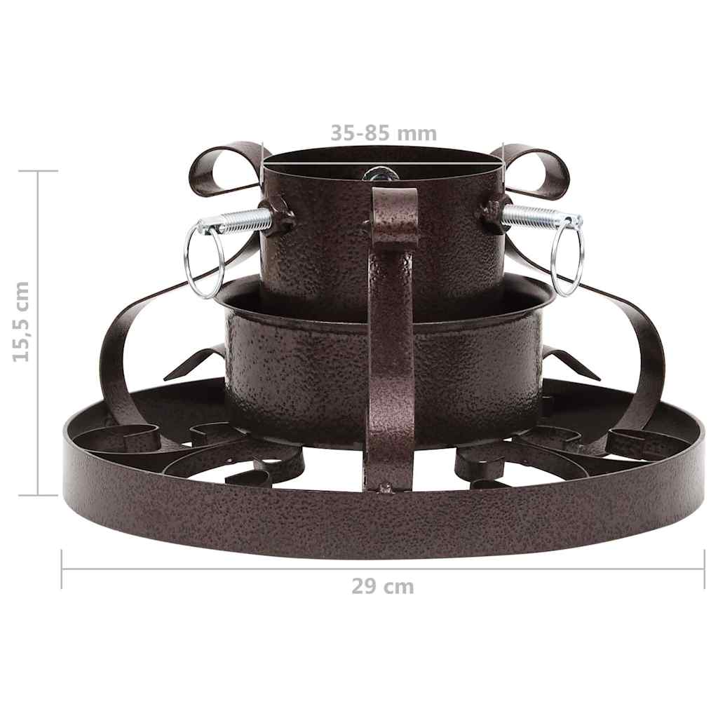 Julgransfot antik koppar 29x29x15,5 cm