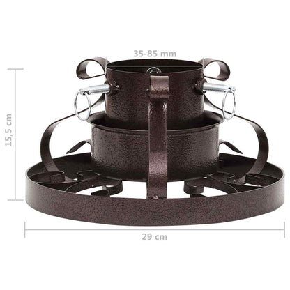 Julgransfot antik koppar 29x29x15,5 cm