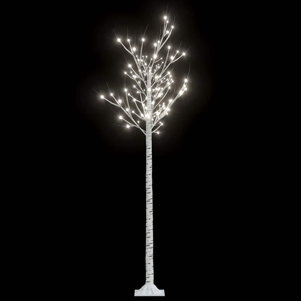 Plastgran 200 LED 1,8 m pil kallvitt ljus inomhus/utomhus
