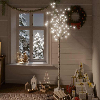 Plastgran 200 LED 1,8 m pil kallvitt ljus inomhus/utomhus