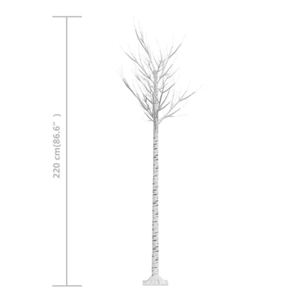 Plastgran 220 LED 2,2 m pil kallvitt ljus inomhus/utomhus