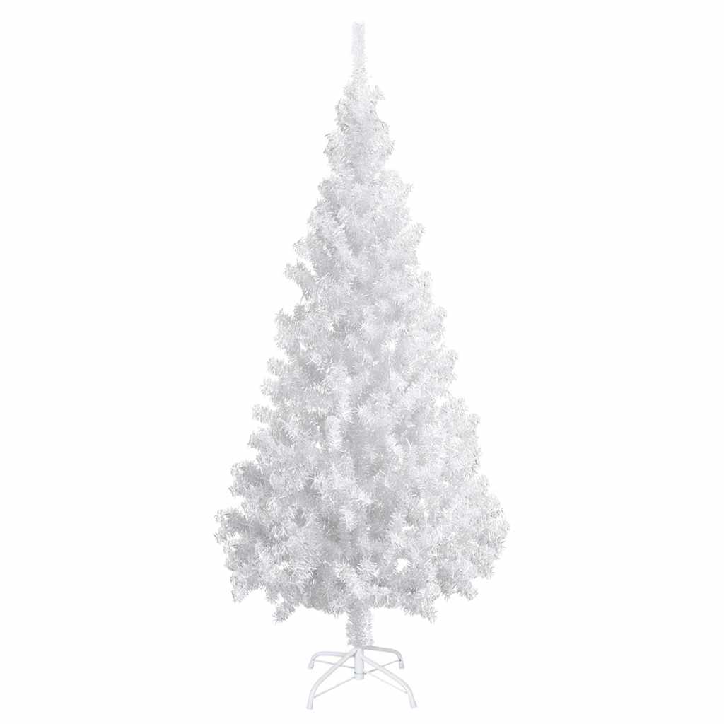 Belyst plastgran med kulor 180 cm 620 grenar