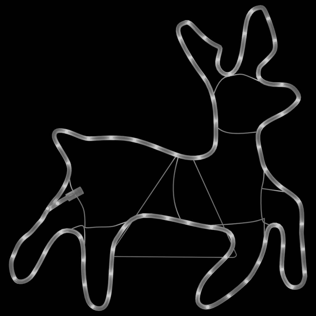 Renfigur ljusslinga med 72 LED varmvit 57x55x4,5 cm