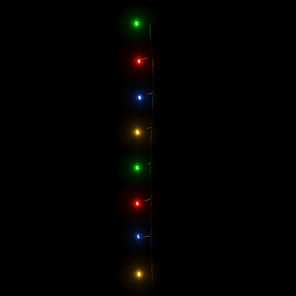 Ljusslinga med 150 LED flerfärgad 15 m PVC