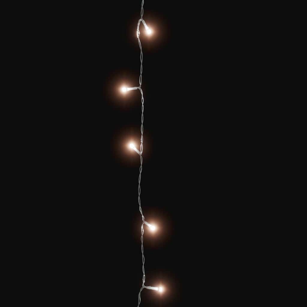 Ljusslinga med 150 LED varmvit 15 m PVC