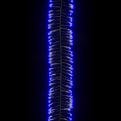 Ljusslinga med 2000 LED cluster blå PVC
