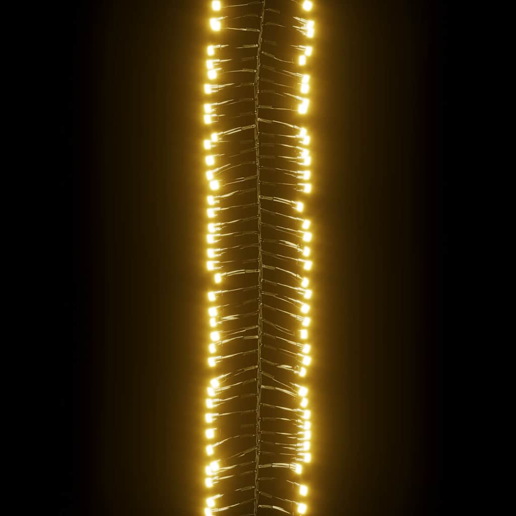 Ljusslinga med 3000 LED cluster varmvit PVC