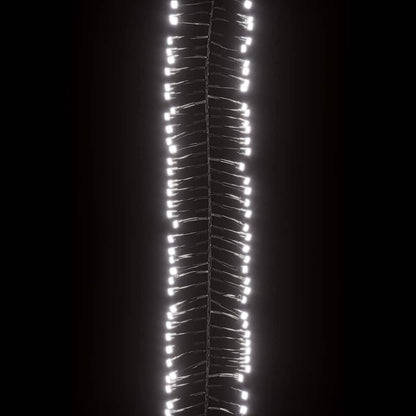 Ljusslinga med 3000 LED cluster kallvit PVC