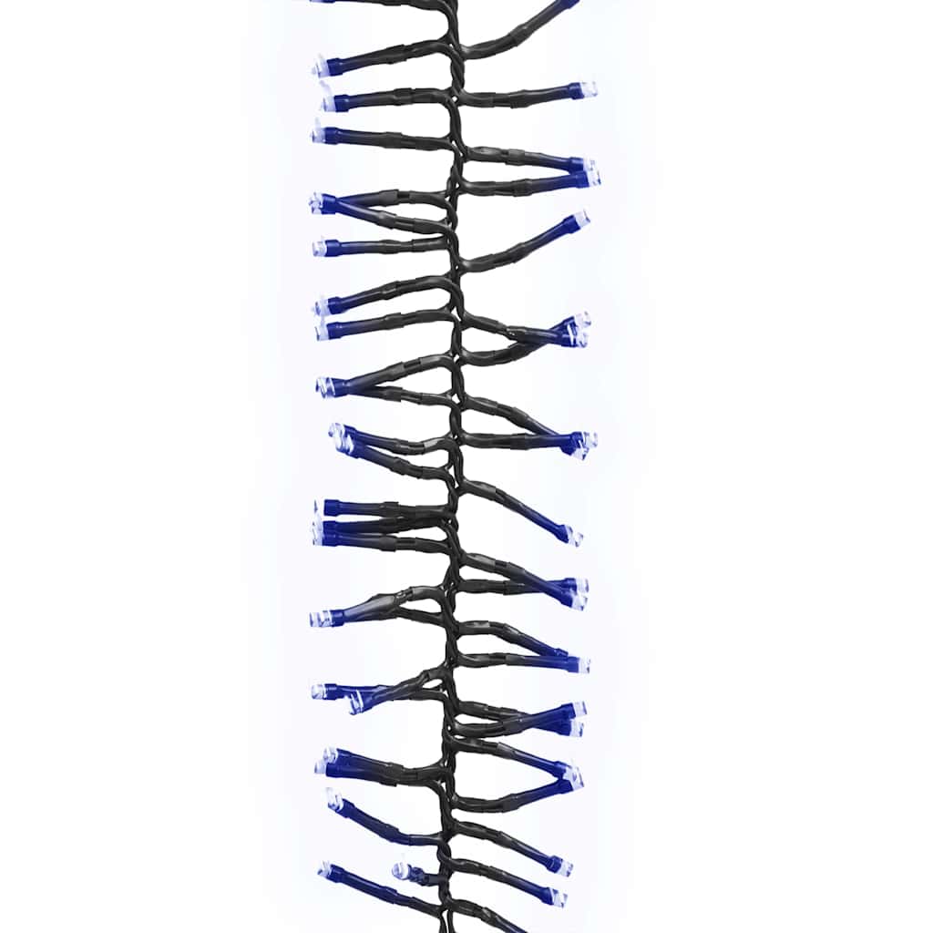 Ljusslinga med 3000 LED cluster blå PVC
